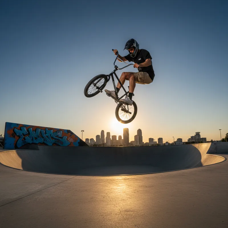 BMX freestyle : fondamentaux et progression en skatepark