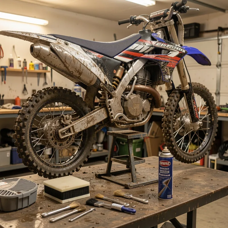 Entretien moto cross : la routine à faire après chaque sortie